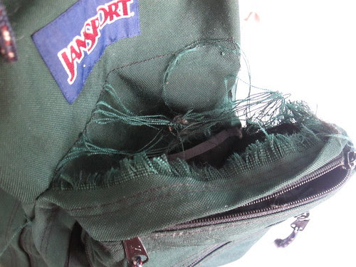 Shredded Front Pocket