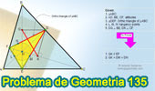 Problema de Geometría 135. Triangulo Órtico, Alturas, Circunferencia Inscrita, Puntos de Tangencia, Perpendicular, Paralela, Congruencia.