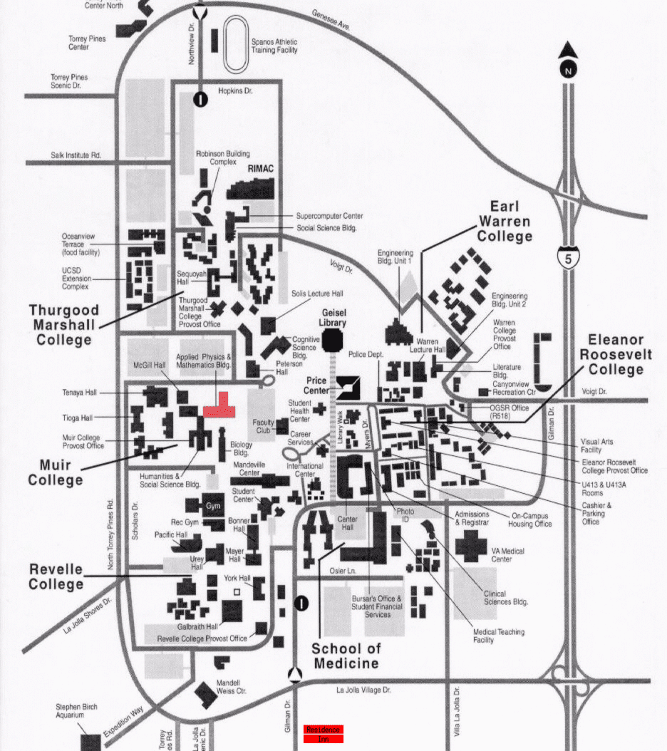 Ucsd Main Campus Map