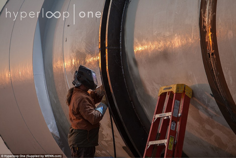 Hyperloop is essentially a long tube that has had the air removed to create a vacuum. The tube is suspended off the ground to protect against weather and earthquakes