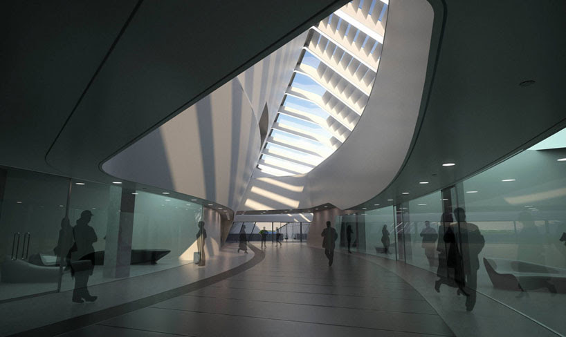 afragola station by zaha hadid in naples designboom