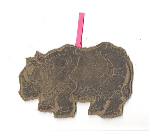 Rhino Ornament