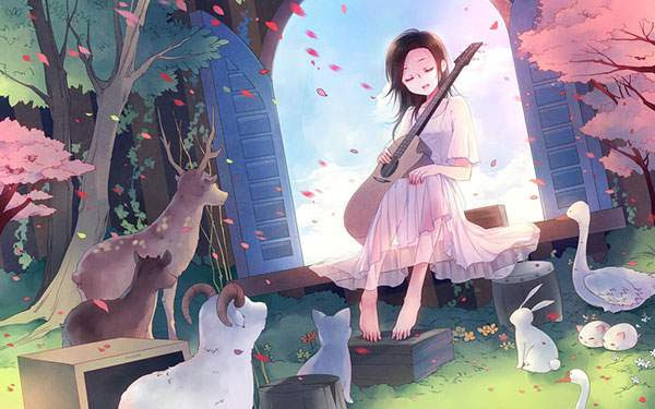 可愛い女の子イラスト壁紙