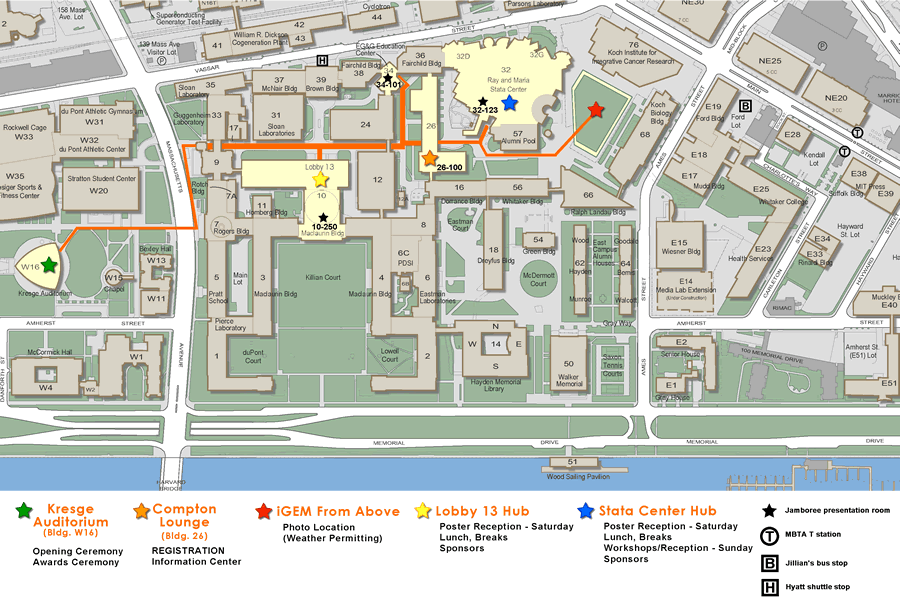 Massachusetts Institute Of Technology Campus Map