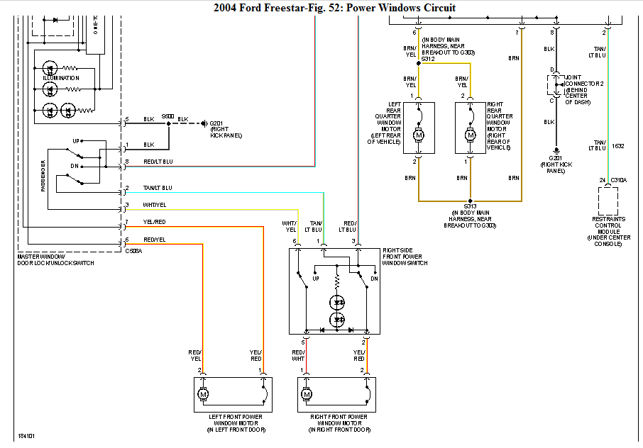 Fuse Box Location On 1998 Ford Windstar - Wiring Diagram