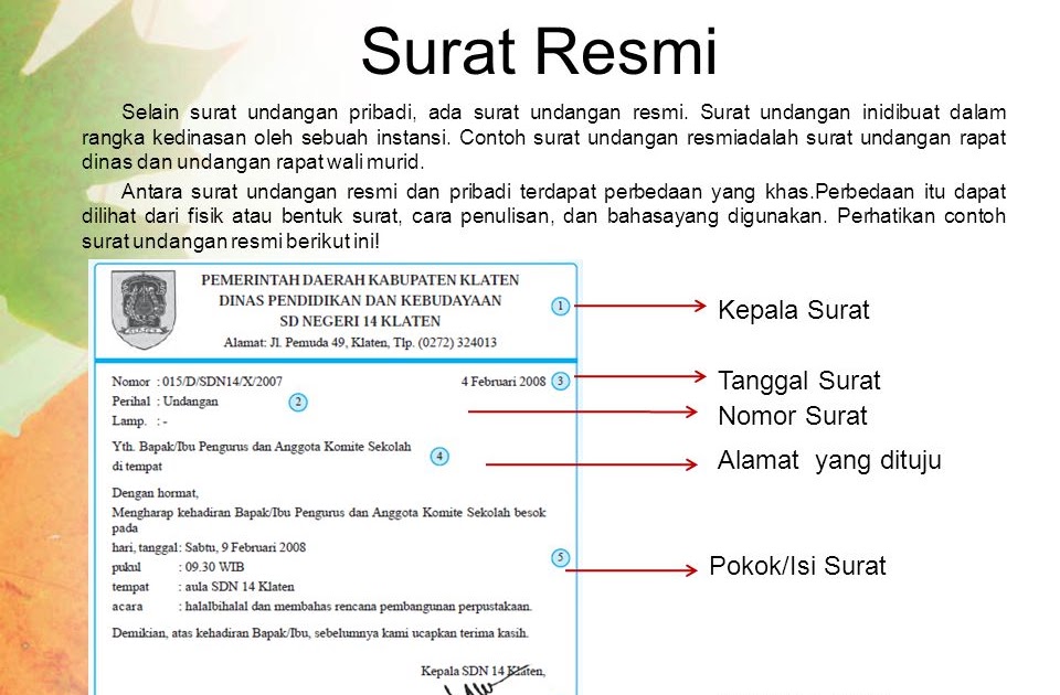 Penulisan Tempat Dan Tanggal Surat Yang Benar Adalah Kumpulan Surat Penting