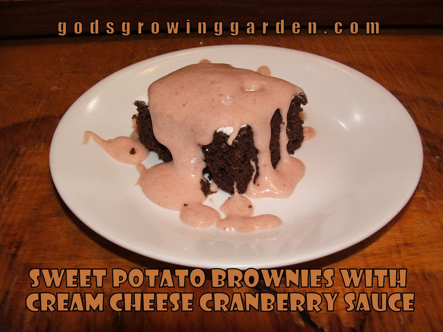 Sweet Potato Brownies by Angie Ouellette-Tower for godsgrowinggarden.com photo 010_zps83c2f98b.jpg