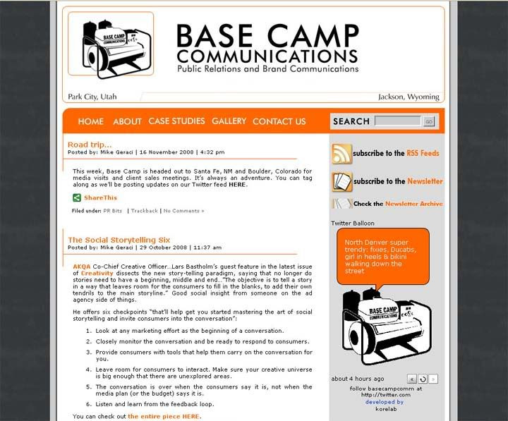 Twitter Badge, BasecampComm