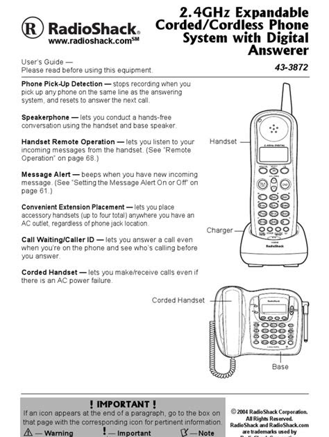 Download Kindle Editon radio shack cordless phone manual Free Kindle