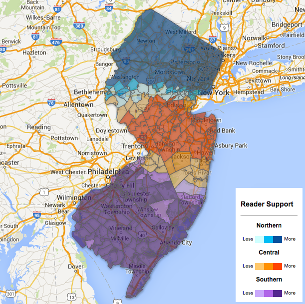 26 New Jersey On Map - Maps Online For You