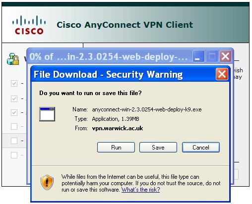 Cisco vpn client