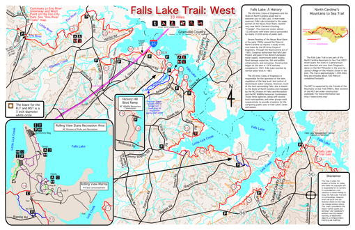 Mountains To Sea Trail Falls Lake