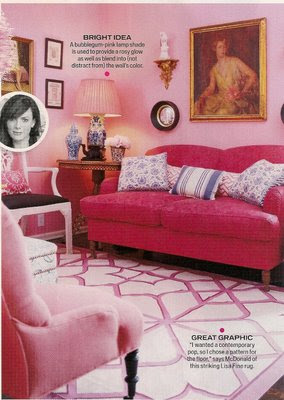 Pink Living Room