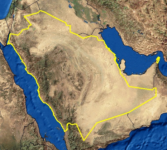 الخرائط الصماء خريطة المملكة العربية السعودية صماء Kharita Blog