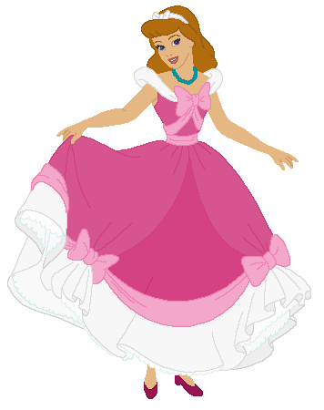 ユニークディズニー シンデレラ ドレス ピンク すべてのイラスト画像