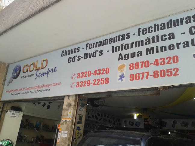Avaliações sobre GOLD SEMPRE BAHIA - REVENDEDOR INDUSTRIA DE CHAVES GOLD em Salvador - Chaveiro