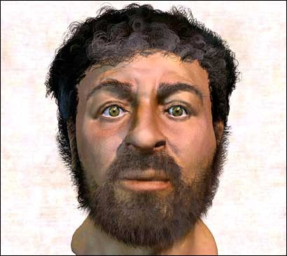 Para os cientistas esta seria uma possibilidade da face aproximada de Jesus Cristo