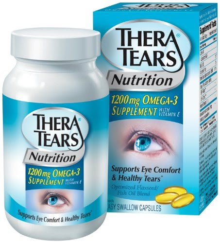 Eye Drops: Thera Tears Nutrition, 1200mg Omega-3 ...