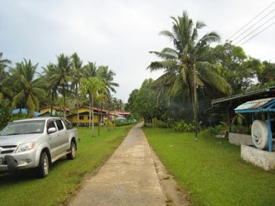 coastal village village at the northern coastal area of Sarawak