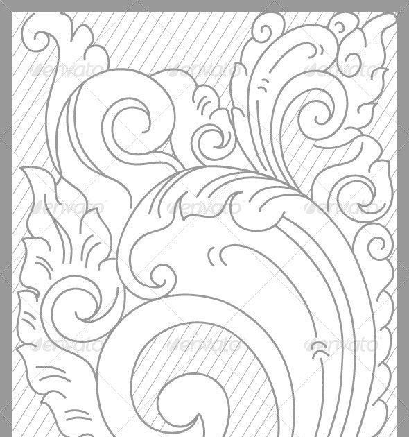 Motif Ukiran Sederhana Batik Indonesia jpg (590x630)