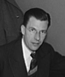 John Kenneth Galbraith, Office of War Information photo, ca. 1040-1946