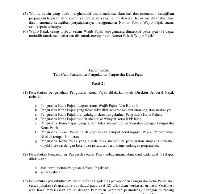 Surat Keterangan Non Pkp Dari Kantor Pajak Dapatkan Contoh