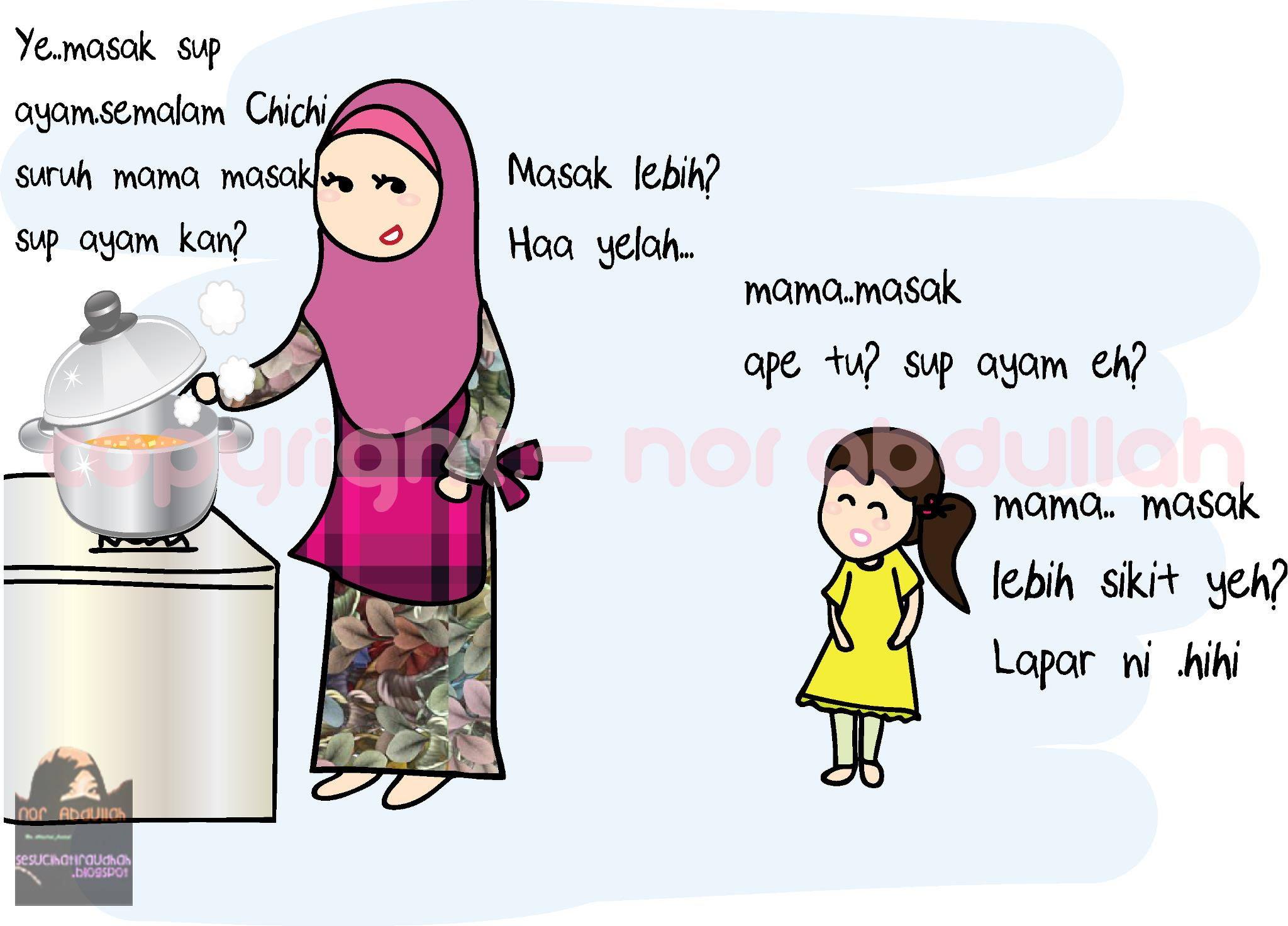 105+ Gambar Kartun Muslimah Ibu Hamil Terbaru