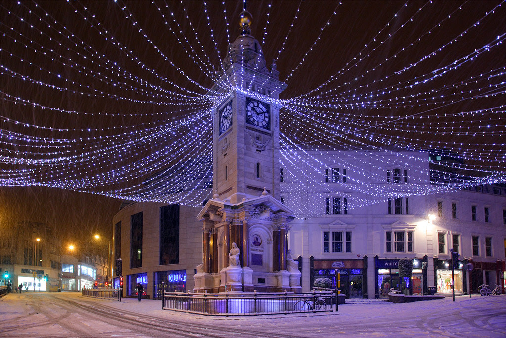 Clock Tower in snow