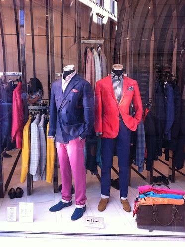 Kiton Rome shop window