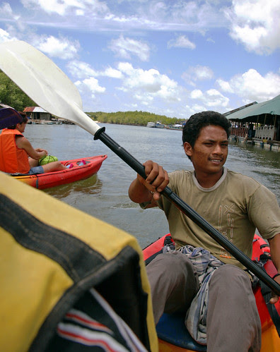 Kayaking at Bang Rong, east coast of Phuket