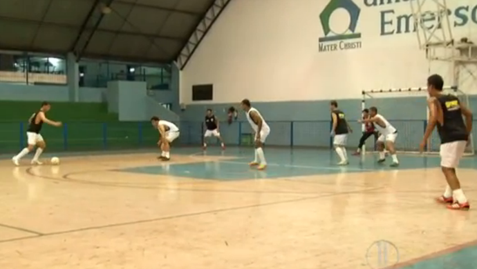 Mossoró Esporte Clube estreia na Taça Brasil de Futsal (Foto: Reprodução/Inter TV Cabugi)