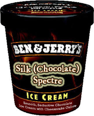 For an exotic taste treat, combine one scoop of Silk Chocolate Spectre with two scoops of Doctor Manhattanberry! Watchmen Ice Cream