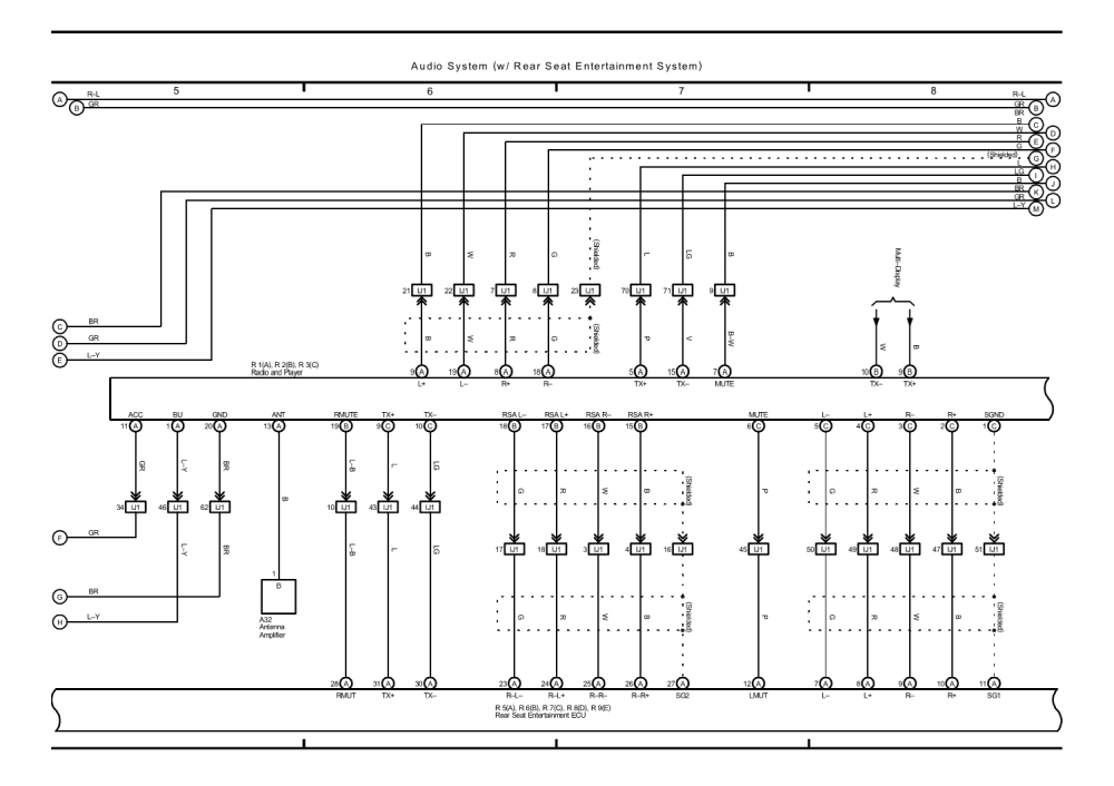 Wiring Manual PDF: 2004 Lexus Gx 470 Radio Wiring Diagram