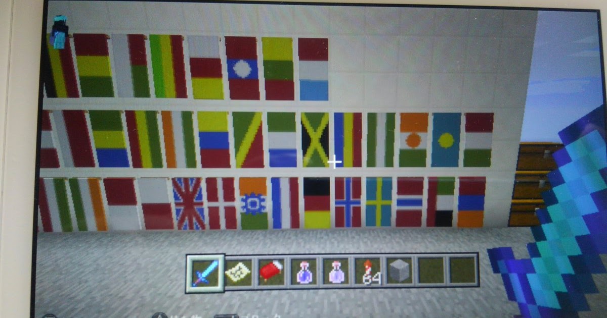マイクラ 旗 国旗 マインクラフトアイランド