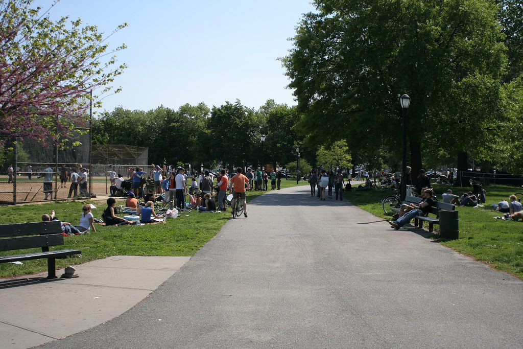A Test Of Will McCarren Park scene