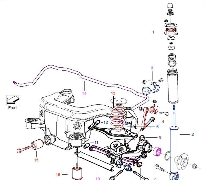 Bmw E39 Rear Suspension Diagram - Free Wiring Diagram