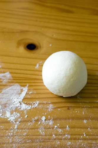 apple strudel - dough ball