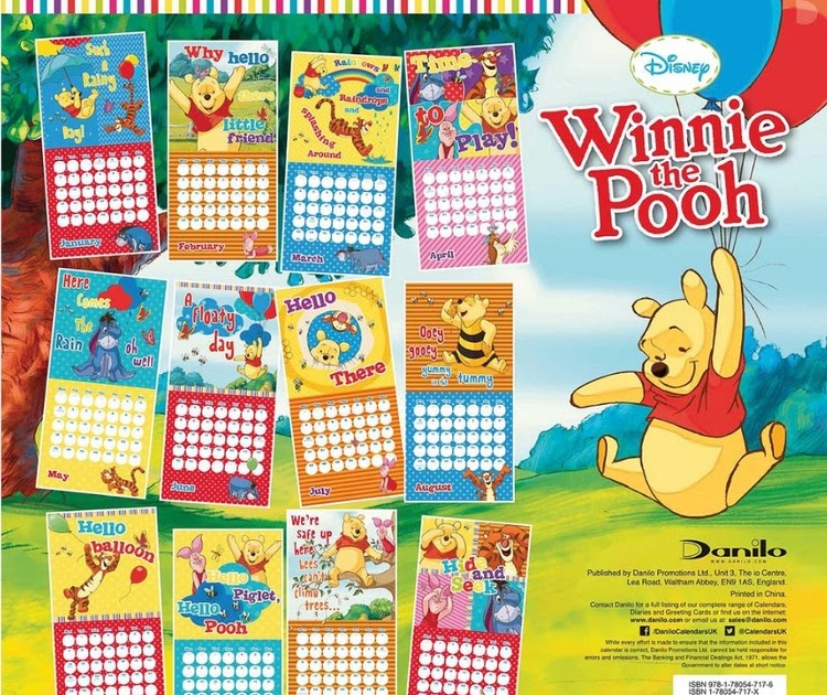 Calendario Winnie The Pooh 2022 Calendario Lunare