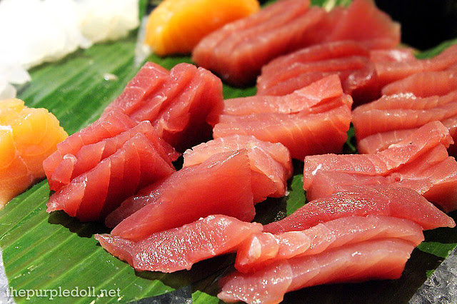 Maguro, Shake and Ika Sashimi