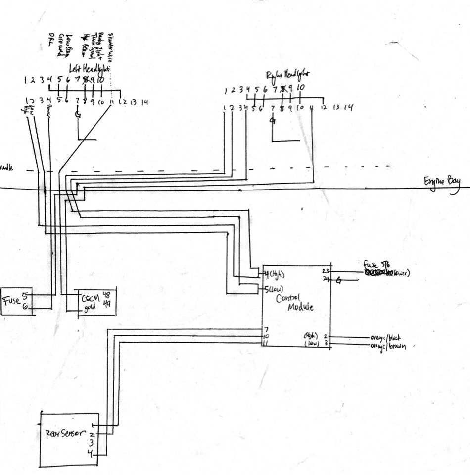 Xenon Headlight Wire Diagram