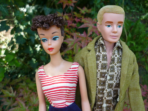 My Barbie Montgomery Ward with her boy friend the First Ken