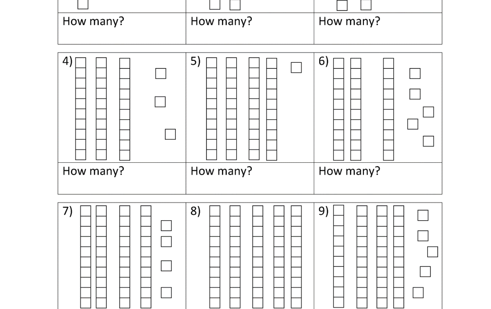 Tens And Ones Worksheets Pdf / Grade 1 Free Common Core Math Worksheets