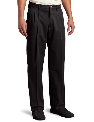 Men's Dress Pants Collection's: Lee Men's Custom Fit Double Pleat Pant