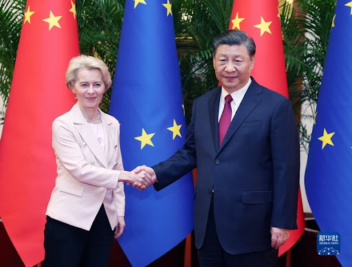 Xi Jinping Se Reúne con Presidenta de Comisión Europea Ursula von der Leyen