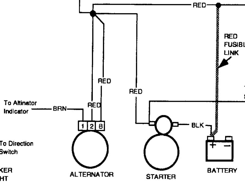 Alternator Wiring Diagram Chevy 454 - Wiring Diagram Networks