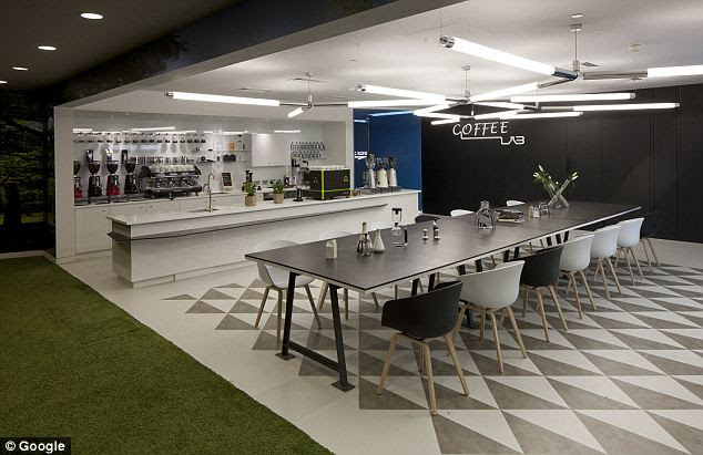 Google office coffee lab