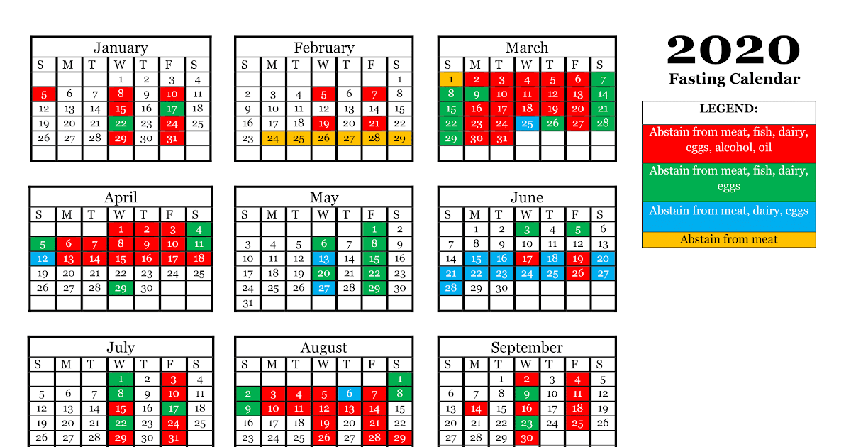 Greek Orthodox Fasting Calendar 2022 April 2022 Calendar