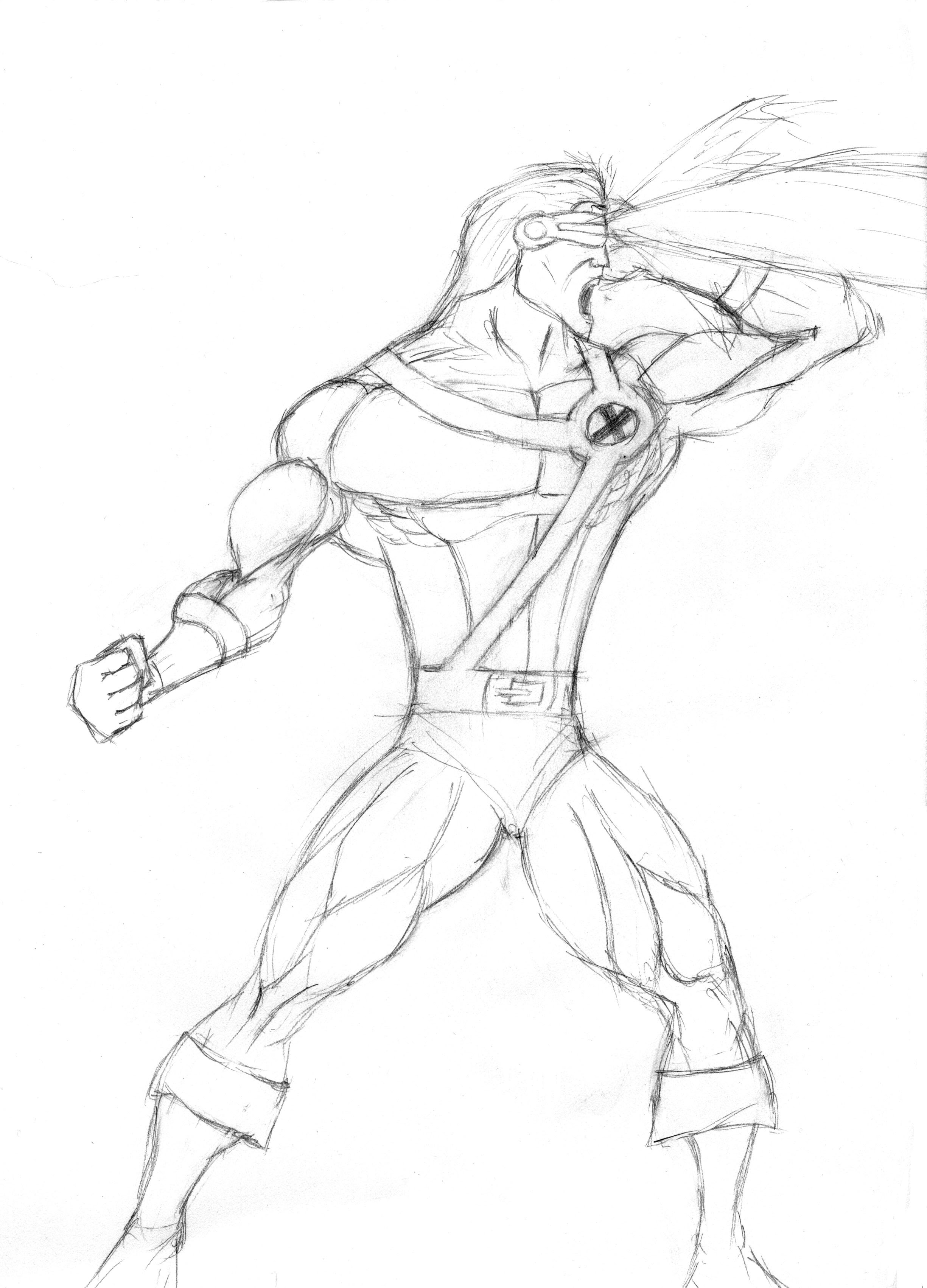 action figure drawing reference