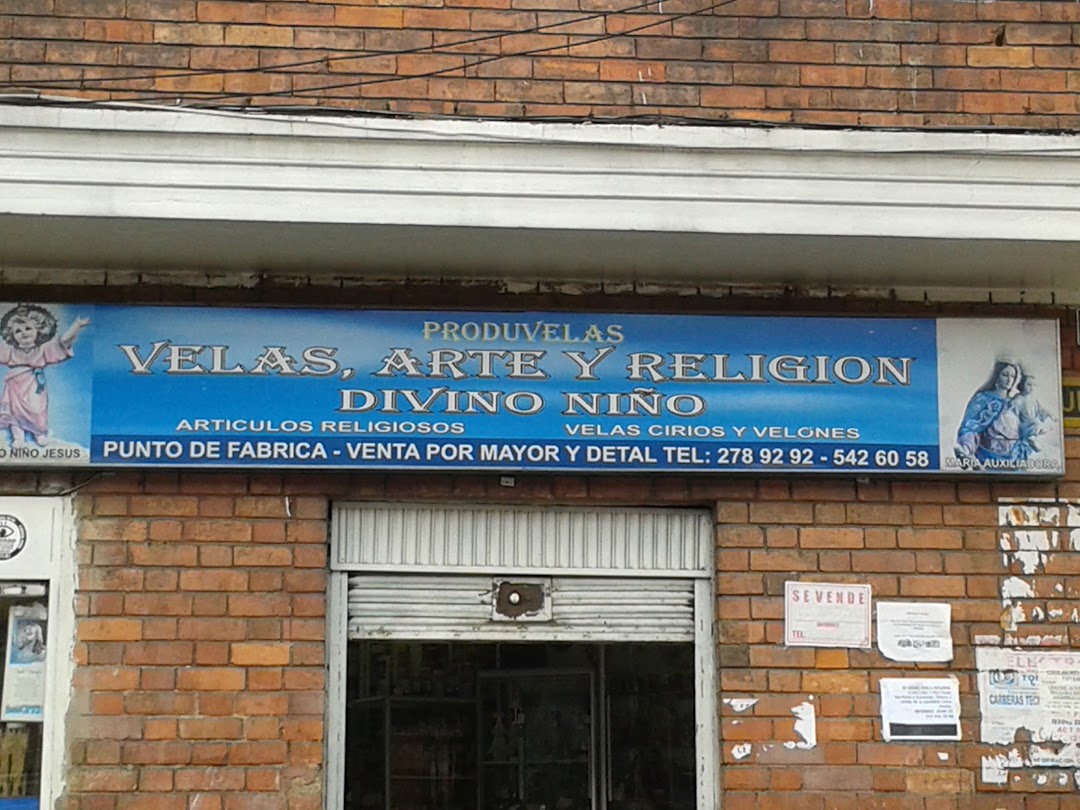 Religiozzi velas, arte y religion divino niño