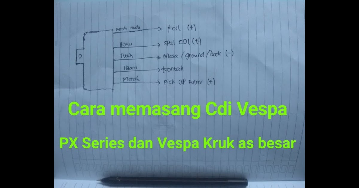 Warna Kabel Kiprok Vespa Excel Pemburu Soal Jawaban